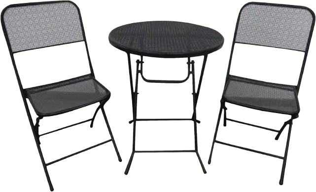 3 Piece Bistro Outdoor Backyard Dining Set